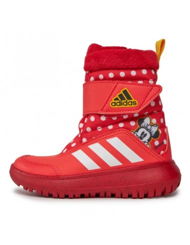 Adidas Winterplay x Disney Παιδικά Μποτάκια με Σκρατς Bright Red / Cloud White / Better Scarlet IG7188