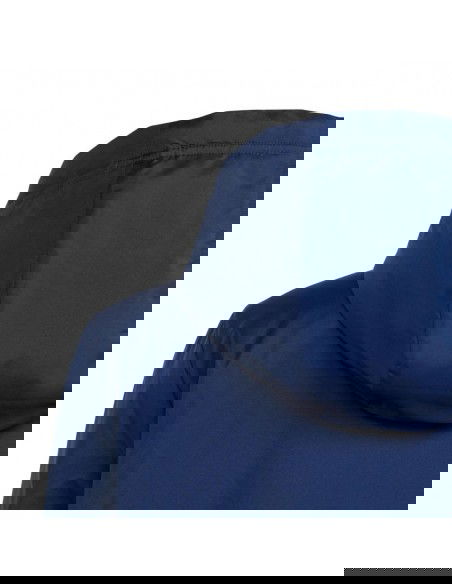 Adidas Παιδικό Αθλητικό Μπουφάν Μακρύ με Επένδυση & Κουκούλα Μπλε Entrada 22 Stadium IB6079