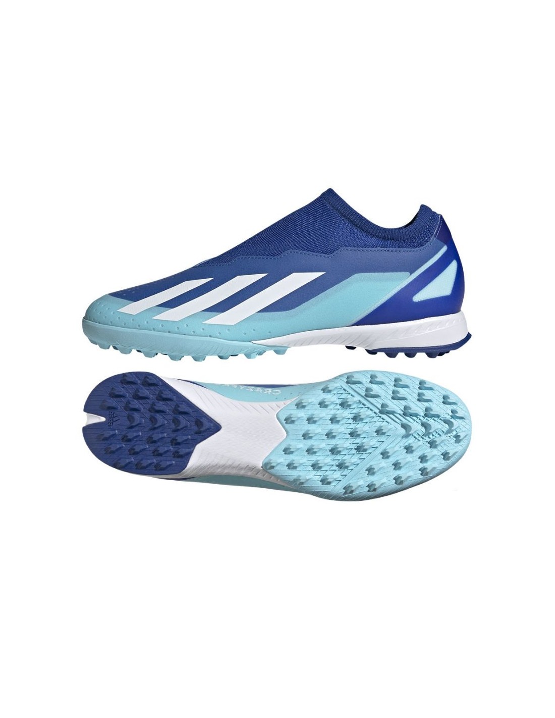 Adidas X Crazyfast.3 TF ID9347 Χαμηλά Ποδοσφαιρικά Παπούτσια με Σχάρα Bright Royal / Cloud White / Solar Red