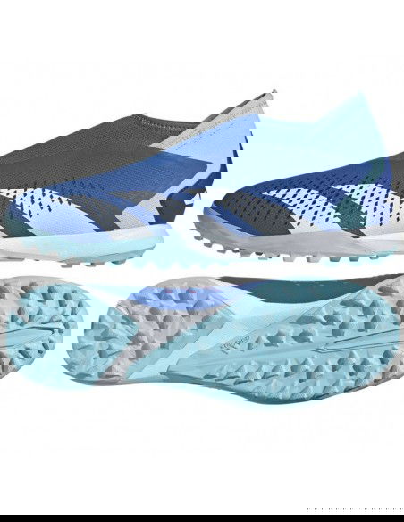 Adidas Predator Precision.3 TF GZ0001 Ψηλά Ποδοσφαιρικά Παπούτσια με Σχάρα Bright Royal / Cloud White / Bliss Blue