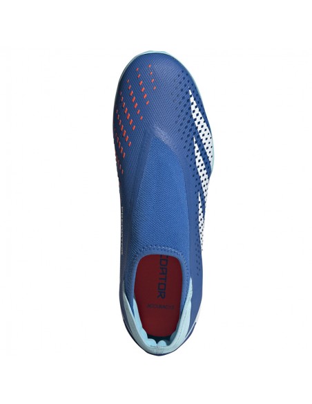 Adidas Predator Precision.3 TF GZ0001 Ψηλά Ποδοσφαιρικά Παπούτσια με Σχάρα Bright Royal / Cloud White / Bliss Blue