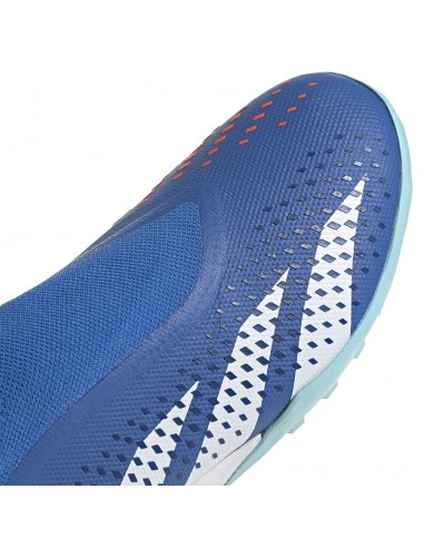 Adidas Predator Precision.3 TF GZ0001 Ψηλά Ποδοσφαιρικά Παπούτσια με Σχάρα Bright Royal / Cloud White / Bliss Blue