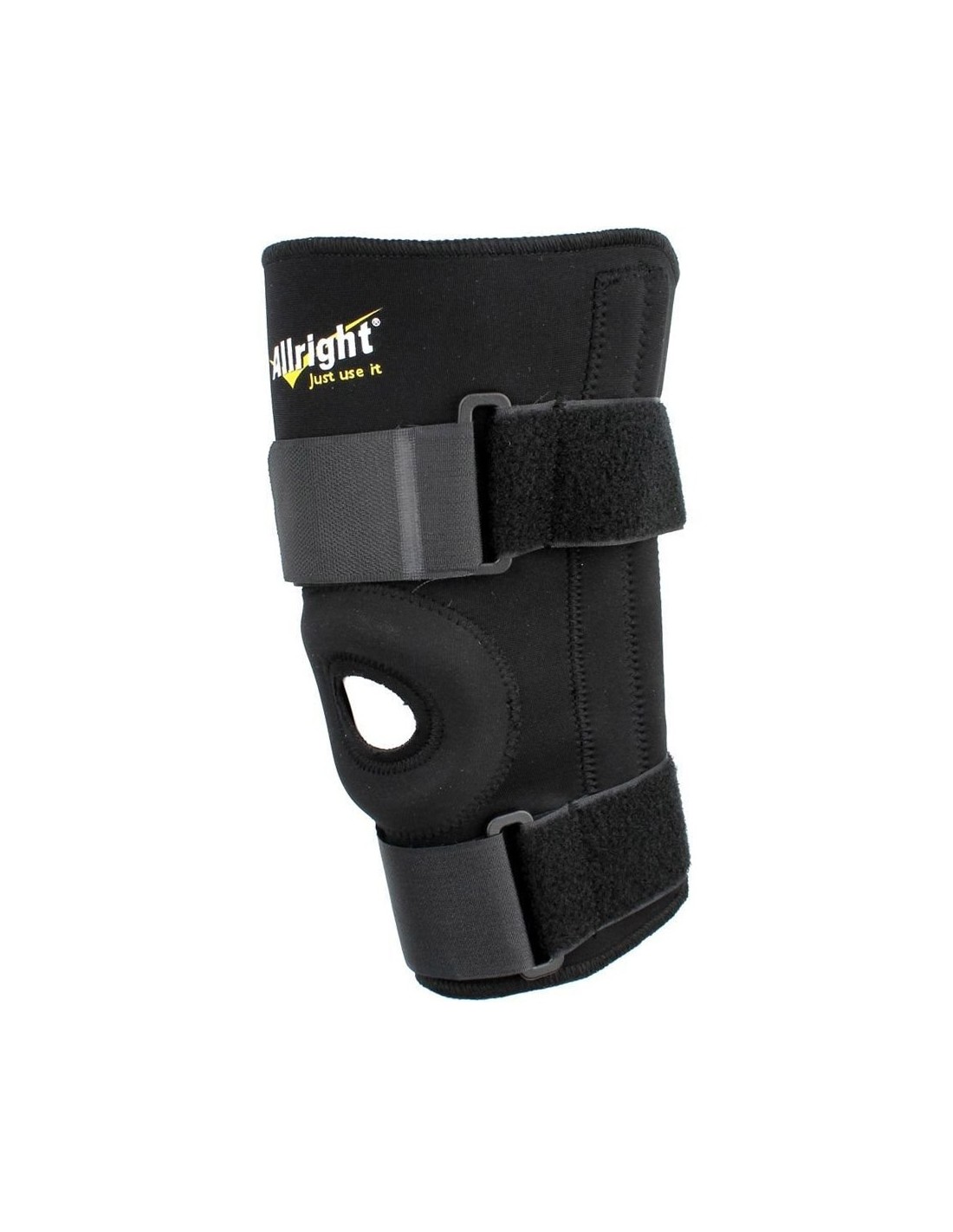 Allright Turn-buckle on The Knee ASONKLR Επιγονατίδα με Οπή σε Μαύρο χρώμα
