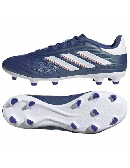 Adidas Pure Ii.3 FG IE4896 Χαμηλά Ποδοσφαιρικά Παπούτσια με Τάπες Lucid Blue / Cloud White / Solar Red
