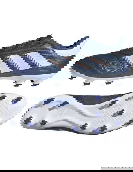 Adidas Pure Ii.3 FG IE4896 Χαμηλά Ποδοσφαιρικά Παπούτσια με Τάπες Lucid Blue / Cloud White / Solar Red