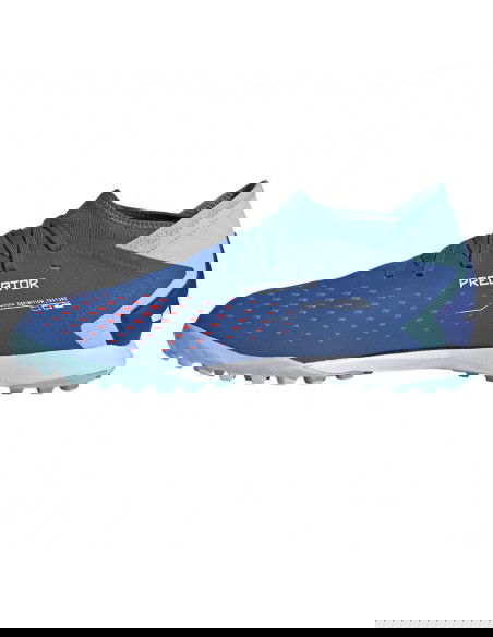 Adidas Predator Precision.3 TF GZ0007 Ψηλά Ποδοσφαιρικά Παπούτσια με Σχάρα Bright Royal / Cloud White / Bliss Blue