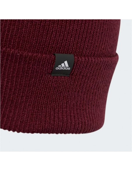 Adidas 2-Color Logo Beanie Σκούφος Πλεκτός σε Κόκκινο χρώμα IJ7299