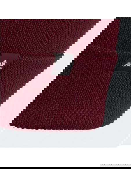 Adidas 2-Color Logo Beanie Σκούφος Πλεκτός σε Κόκκινο χρώμα IJ7299