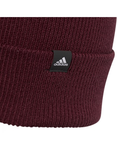 Adidas 2-Color Logo Beanie Σκούφος Πλεκτός σε Κόκκινο χρώμα IJ7299