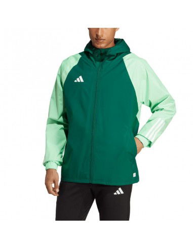 Adidas Tiro 23 Competition All Weather Ανδρικό Χειμωνιάτικο Μπουφάν Πράσινο IC4570