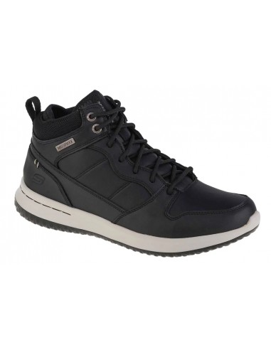 Skechers Delson Ανδρικά Μποτάκια Μαύρα 65801-BLK Γυναικεία > Παπούτσια > Παπούτσια Μόδας > Casual