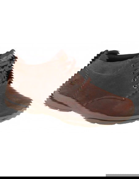 Skechers Harper Melden Δερμάτινα Καφέ Ανδρικά Μποτάκια 64857-CHOC