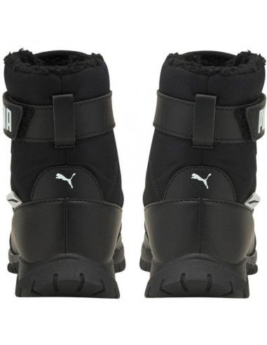 Puma Nieve Winter Παιδικές Μπότες Χιονιού με Σκρατς Μαύρες 380745-03
