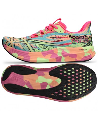 ASICS Noosa Tri 15 1012B429-800 Γυναικεία Αθλητικά Παπούτσια Running Summer Dune / Lime Green Ανδρικά > Παπούτσια > Παπούτσια Αθλητικά > Τρέξιμο / Προπόνησης