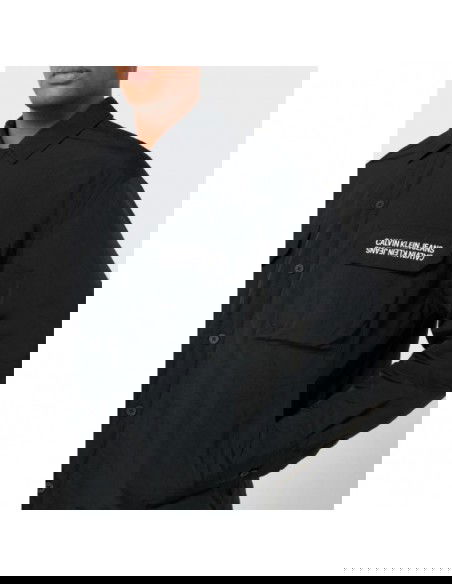 Calvin Klein Ανδρικό Χειμωνιάτικο Μπουφάν Μαύρο J30J319310