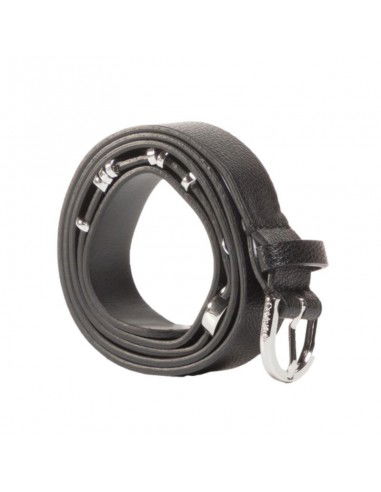 Calvin Klein Δερμάτινη Γυναικεία Ζώνη σε Μαύρο χρώμα K60K607324-BAX
