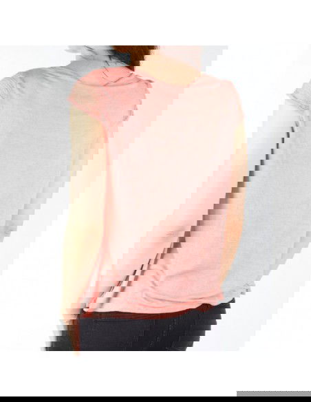 Wrangler Capsleeve Tee Coral Peach W W7337FDJX