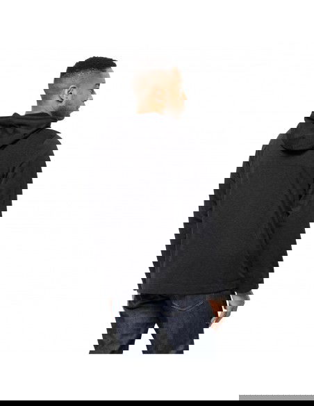 Jack Wolfskin Ανδρικό Φούτερ με Κουκούλα Μαύρο 1710701-6000