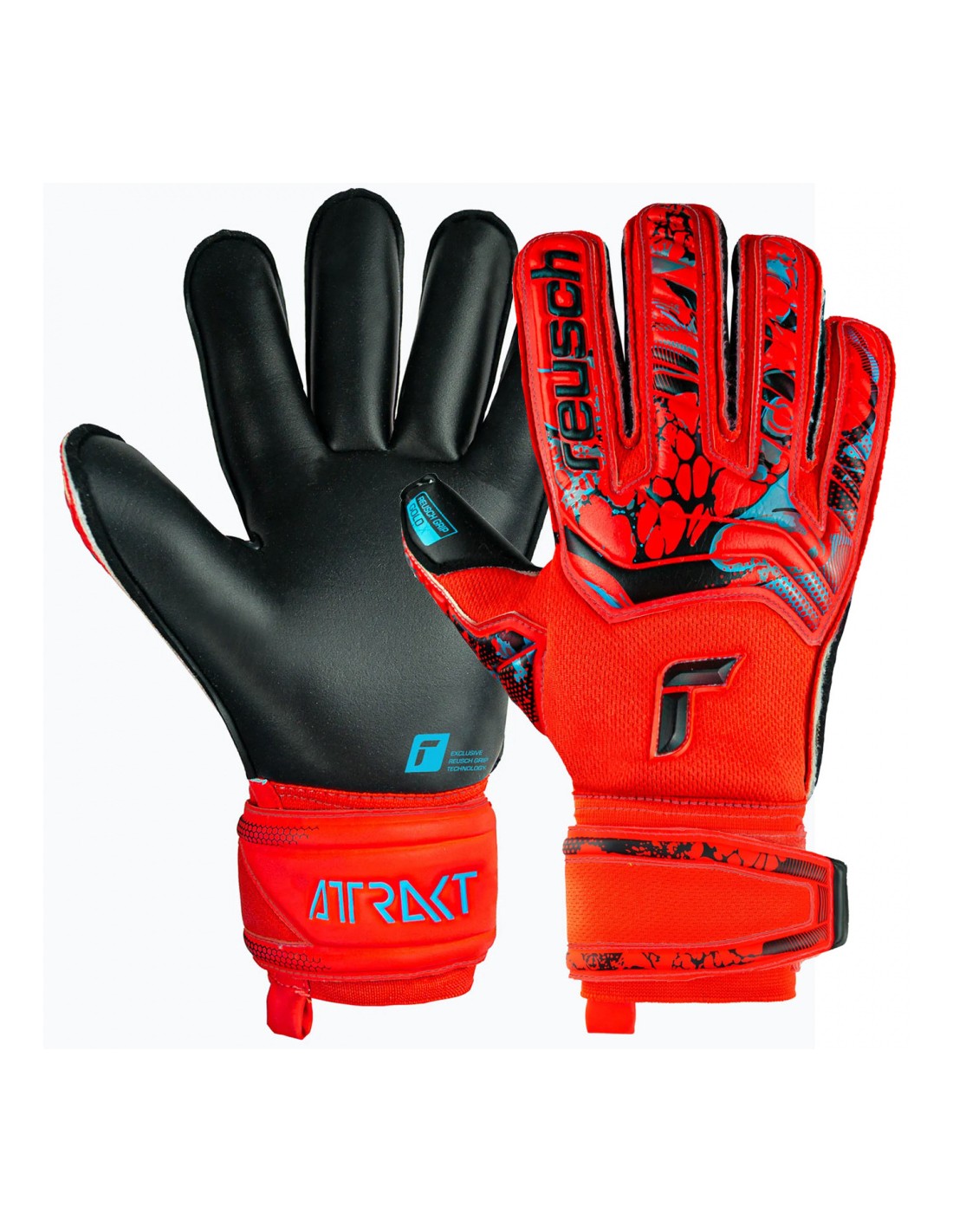 Reusch Reusch Attrakt 5370137-3333 Γάντια Τερματοφύλακα Ενηλίκων Κόκκινα