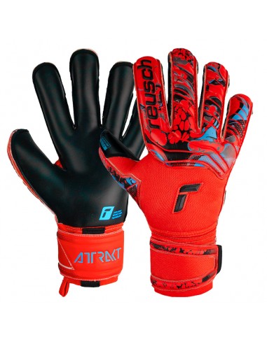 Reusch Attrakt Gold X Evolution Cut Finger Support 5370950-3333 Γάντια Τερματοφύλακα Ενηλίκων Κόκκινα