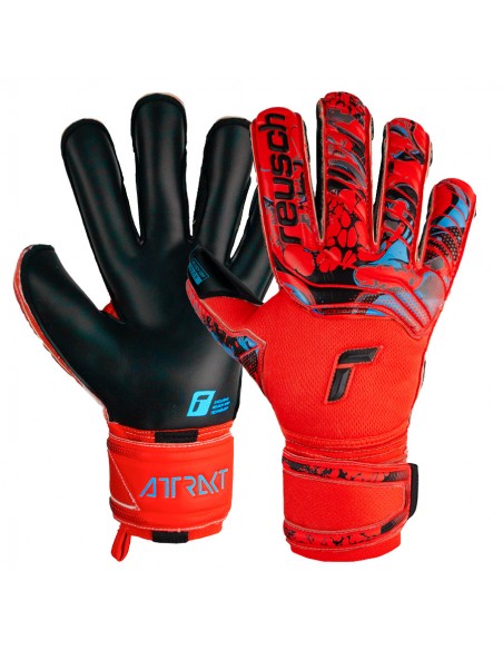 Reusch Attrakt Gold X Evolution Cut Finger Support 5370950-3333 Γάντια Τερματοφύλακα Ενηλίκων Κόκκινα
