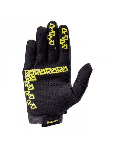 Radvik 92800404786 Μακριά Γάντια Ποδηλασίας Ενηλίκων Μαύρα