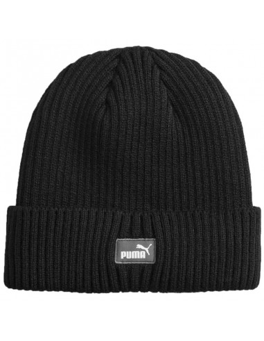  Puma Classic Cuff Beanie Unisex Σκούφος Πλεκτός σε Μαύρο χρώμα 024826-01 2025