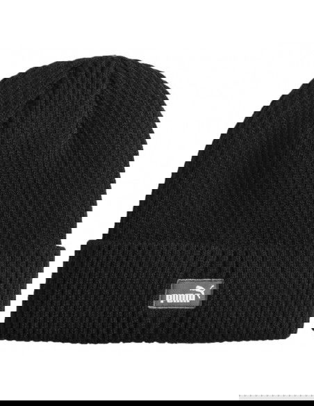 Puma Classic Cuff Beanie Unisex Σκούφος Πλεκτός σε Μαύρο χρώμα 024826-01
