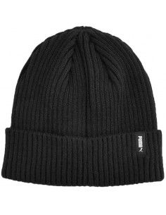 Puma Classic Cuff Beanie Unisex Σκούφος Πλεκτός σε Μαύρο χρώμα 024826-01 2