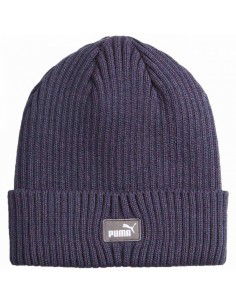 Puma Classic Cuff Beanie Unisex Σκούφος Πλεκτός σε Navy Μπλε χρώμα 024826-02