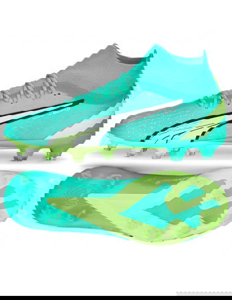 Puma Ultra Pro FG/AG 107240-03 Ψηλά Ποδοσφαιρικά Παπούτσια με Τάπες Τιρκουάζ