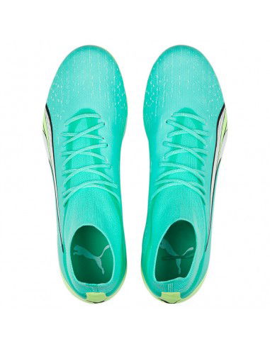 Puma Ultra Pro FG/AG 107240-03 Ψηλά Ποδοσφαιρικά Παπούτσια με Τάπες Τιρκουάζ