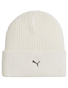 Puma Classics Beanie Unisex Σκούφος Πλεκτός σε Λευκό χρώμα 024874-02
