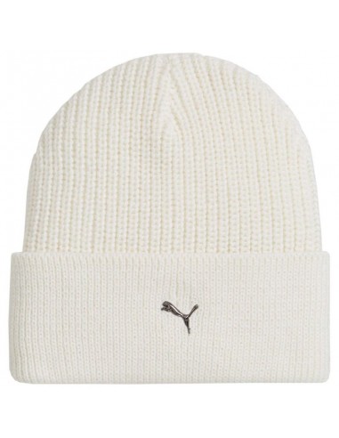Puma Classics Beanie Unisex Σκούφος Πλεκτός σε Λευκό χρώμα 024874-02