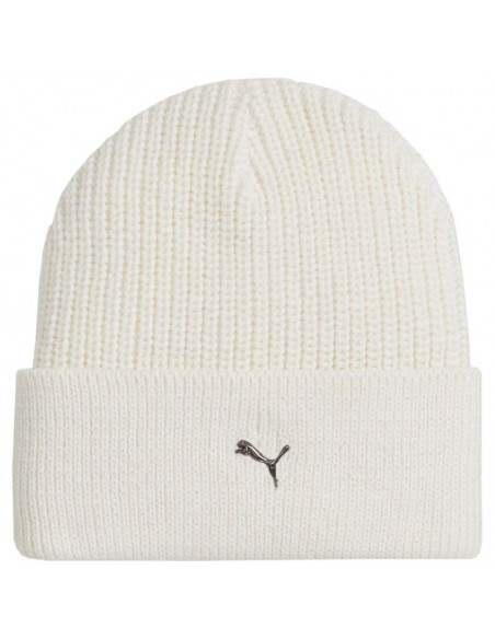 Puma Classics Beanie Unisex Σκούφος Πλεκτός σε Λευκό χρώμα 024874-02