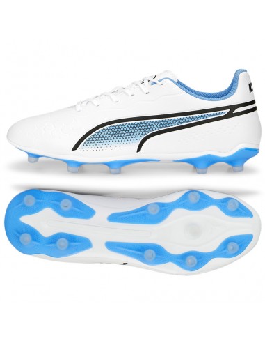 Puma King Match FG/AG 107257-01 Χαμηλά Ποδοσφαιρικά Παπούτσια με Τάπες Λευκά Αθλήματα > Ποδόσφαιρο > Παπούτσια > Ανδρικά