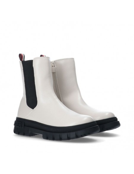 Tommy Hilfiger Bootie Παιδικά Μποτάκια Εκρού T3A5-33058-1355101
