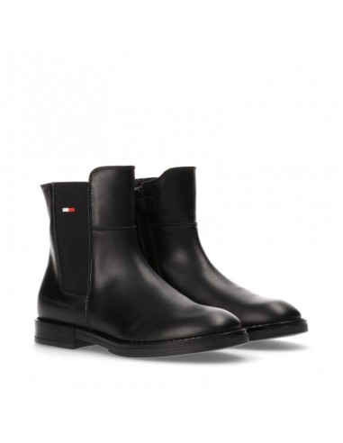 Tommy Hilfiger Boot Γυναικεία Chelsea Μποτάκια Μαύρα T4A5-33045-0036999
