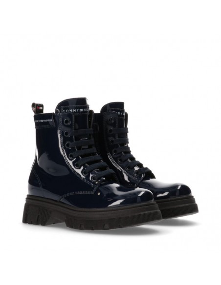 Tommy Hilfiger Γυναικεία Μποτάκια Μπλε T4A5-33040-0775800