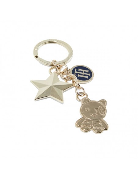 Tommy Hilfiger Μπρελόκ Δερμάτινο Χρυσό AW0AW05852