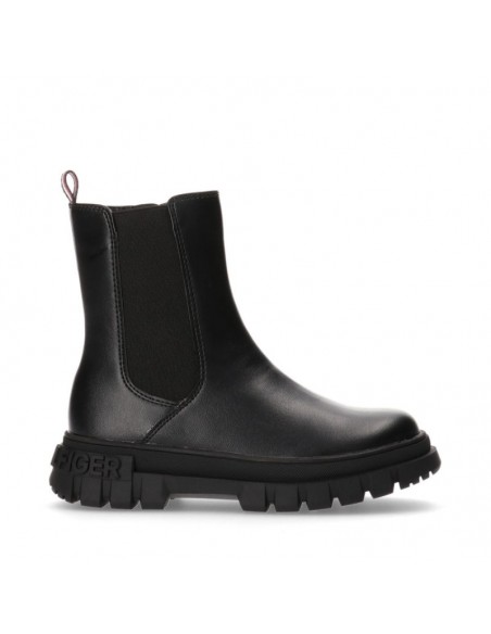Tommy Hilfiger Παιδικά Μποτάκια με Φερμουάρ Μαύρα T3A5-33058-1355999