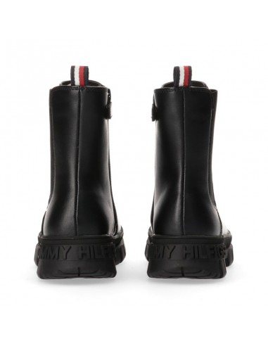 Tommy Hilfiger Παιδικά Μποτάκια με Φερμουάρ Μαύρα T3A5-33058-1355999