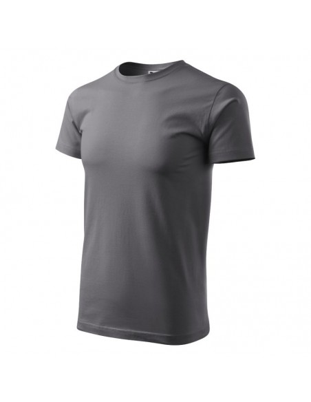 Malfini Basic Ανδρικό Διαφημιστικό T-shirt Κοντομάνικο steel MLI-12936