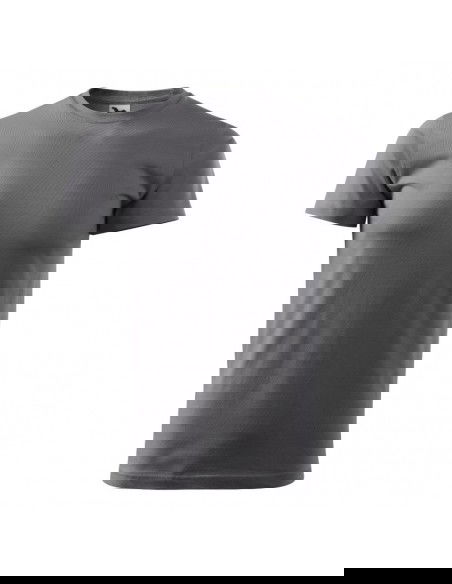 Malfini Basic Ανδρικό Διαφημιστικό T-shirt Κοντομάνικο steel MLI-12936