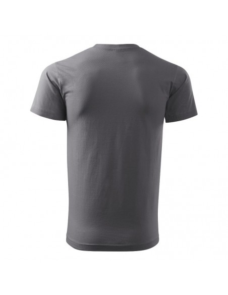 Malfini Basic Ανδρικό Διαφημιστικό T-shirt Κοντομάνικο steel MLI-12936