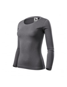 Malfini Γυναικεία Διαφημιστική Μπλούζα Μακρυμάνικη steel MLI-16936