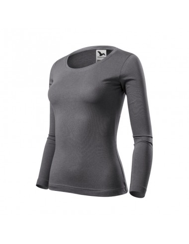 Malfini Γυναικεία Διαφημιστική Μπλούζα Μακρυμάνικη steel MLI-16936