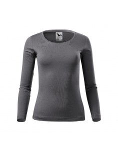 Malfini Γυναικεία Διαφημιστική Μπλούζα Μακρυμάνικη steel MLI-16936 2