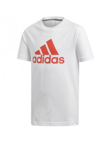 Adidas Must Haves Badge of Sport Tee Παιδικό T-shirt Λευκό DV0827