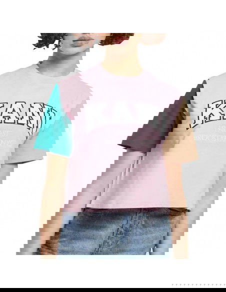 Karl Kani tshirt Serif Crop Block Tee W 6130859